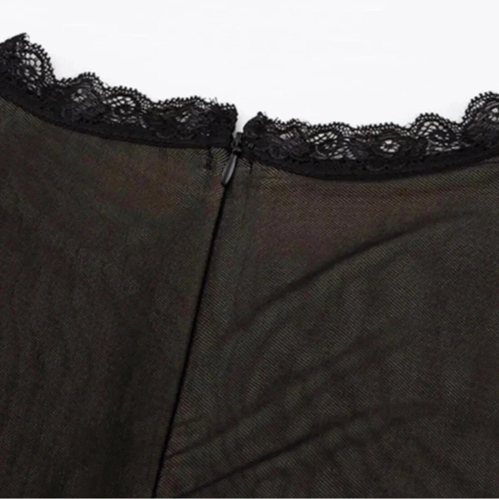 Plus Size‎ Black Long Sleeve Lace Mesh Elegant Dress. NEW. 1XL-3XL - Picture 7 of 11